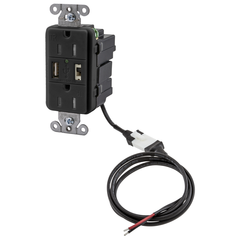 Image of Hubbell Premise Wiring AVPS152BK