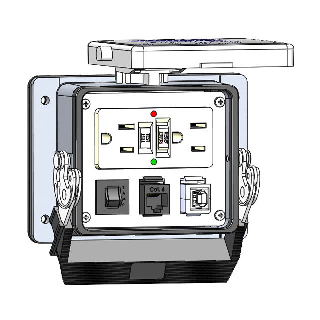 Image of Mencom GF-RJ45-USB-BFBF-R-32