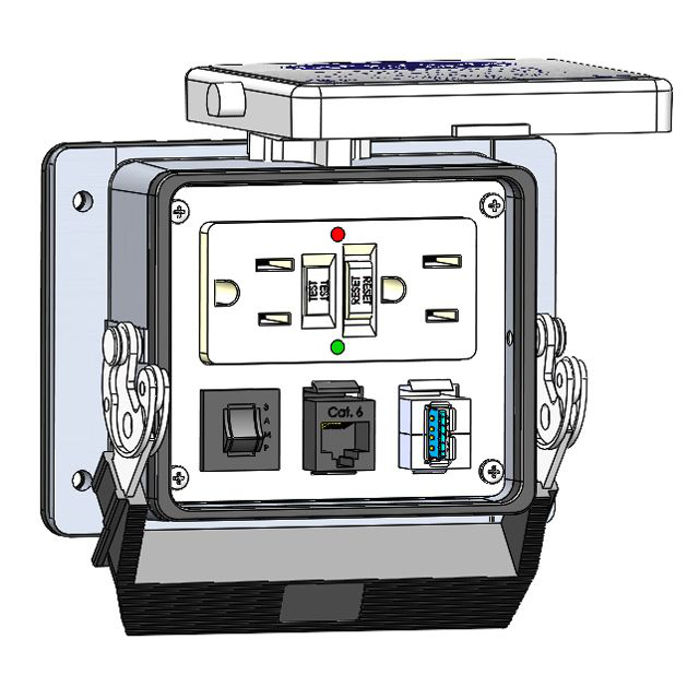 Image of Mencom GF-RJ45-USB-AFBF-R-32