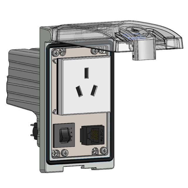 Image of Mencom LP1-CH1-RJ45-R