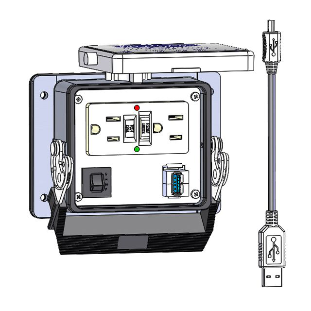 Image of Mencom GF-USB-AFMM-06-R-32