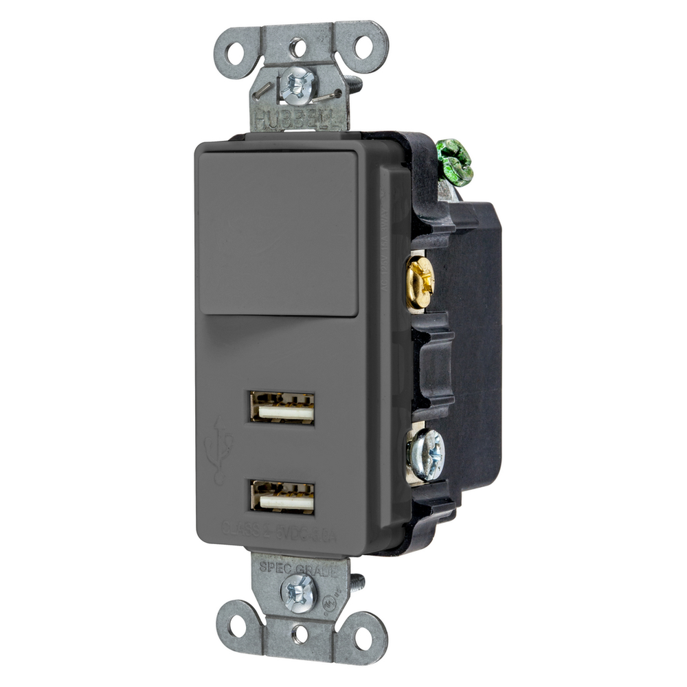 Image of Hubbell Wiring Device-Kellems USB102GY