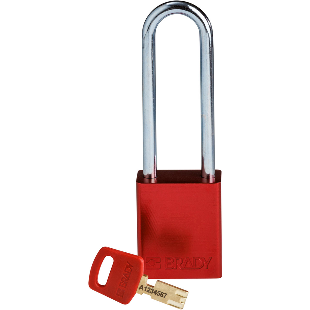 Image of Brady ALU-RED-76ST-KD