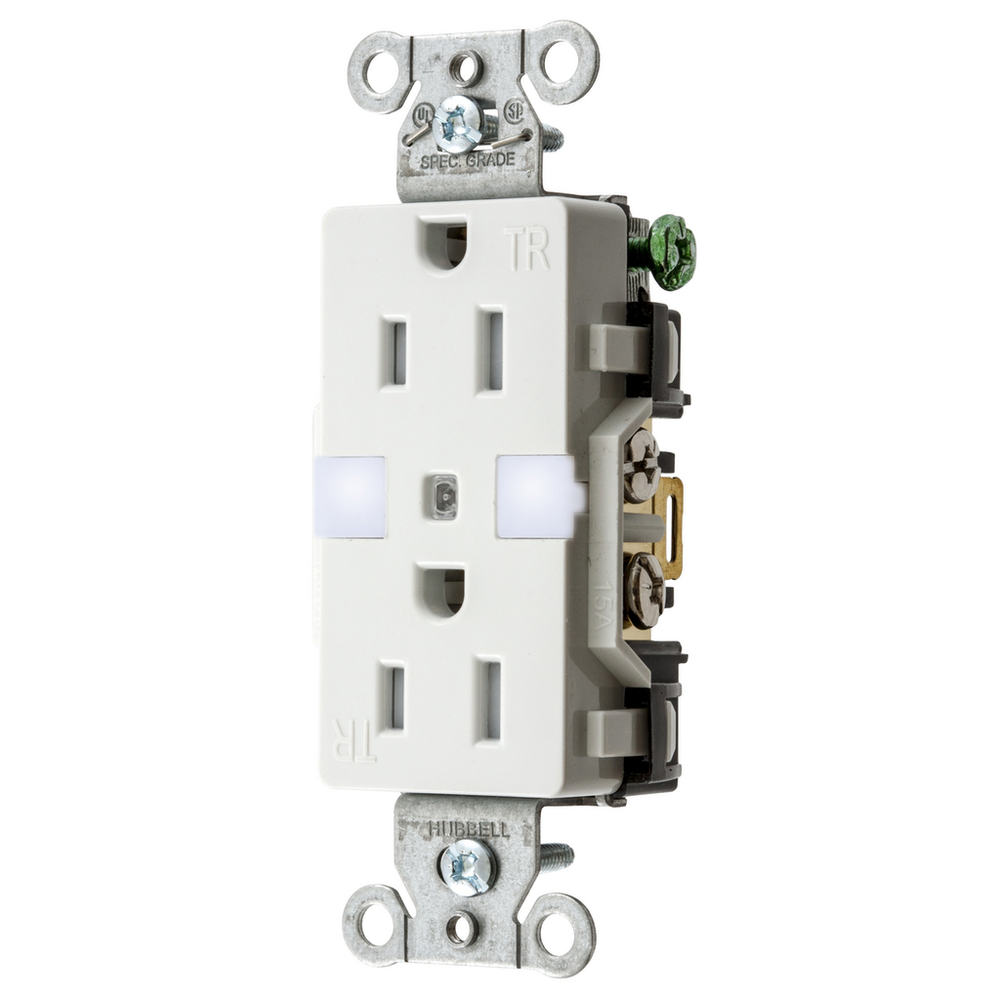 Image of Hubbell Wiring Device-Kellems DR15NLWH