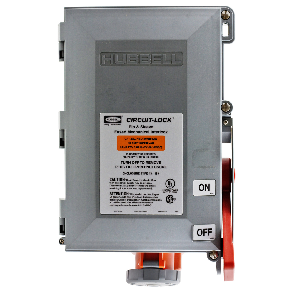 Image of Hubbell Wiring Device-Kellems HBL430MIF12W