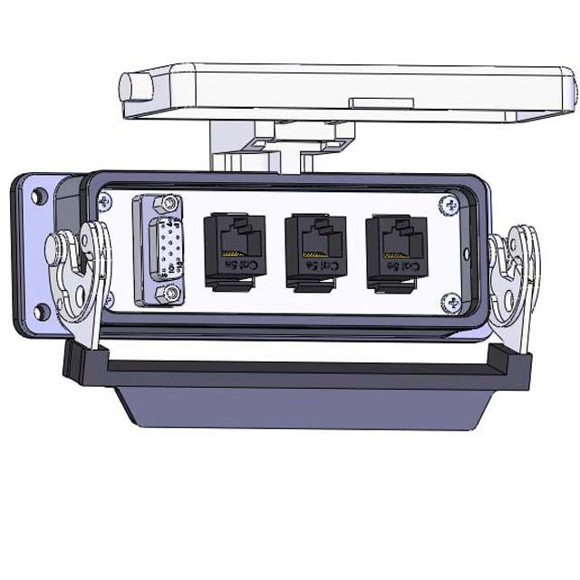 Image of Mencom DDB15-3RJ45-24