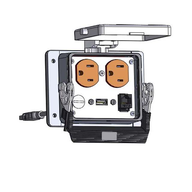 Image of Mencom DP-RJ45-USB-06-32LS