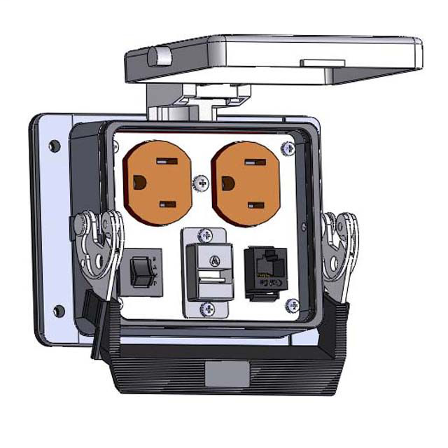 Image of Mencom DP-RJ45-USB-AFAF-R-32
