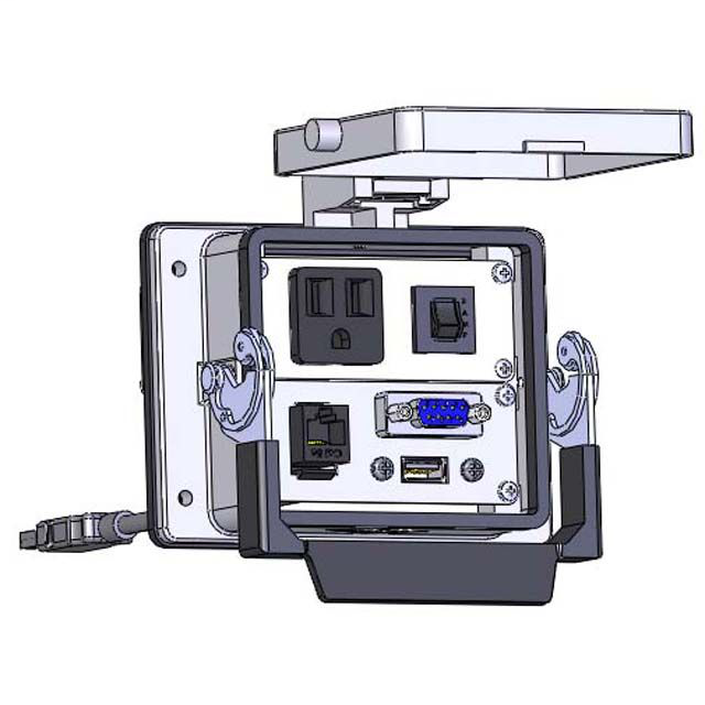 Image of Mencom DP1-DB9-RJ45-USB-03-R-32