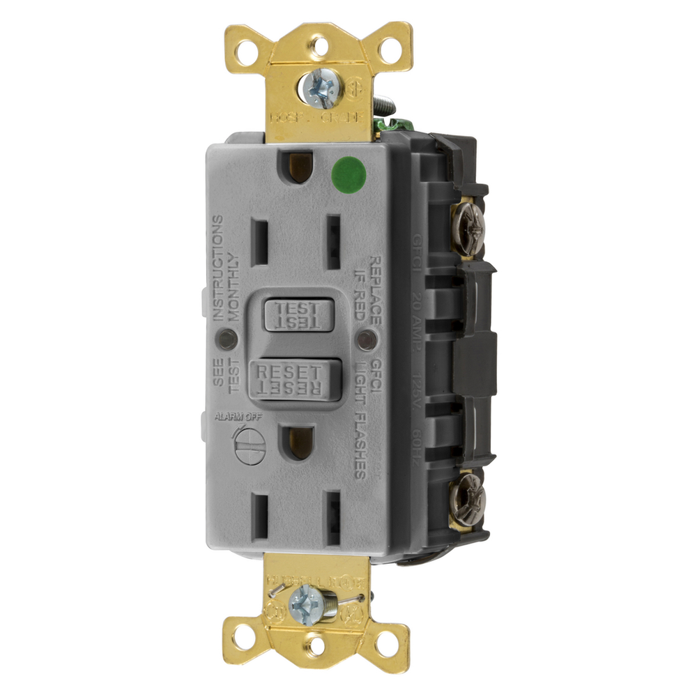 Image of Hubbell Wiring Device-Kellems GFRST82GYB