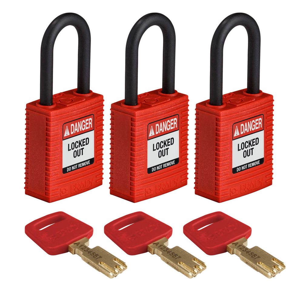 Image of Brady NYL-RED-38PL-KA3PK