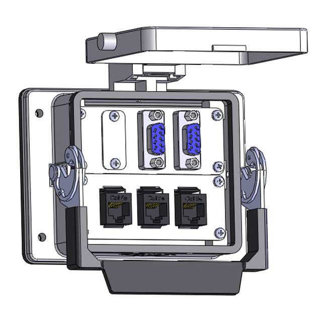 Image of Mencom DB09-2-3RJ45-32