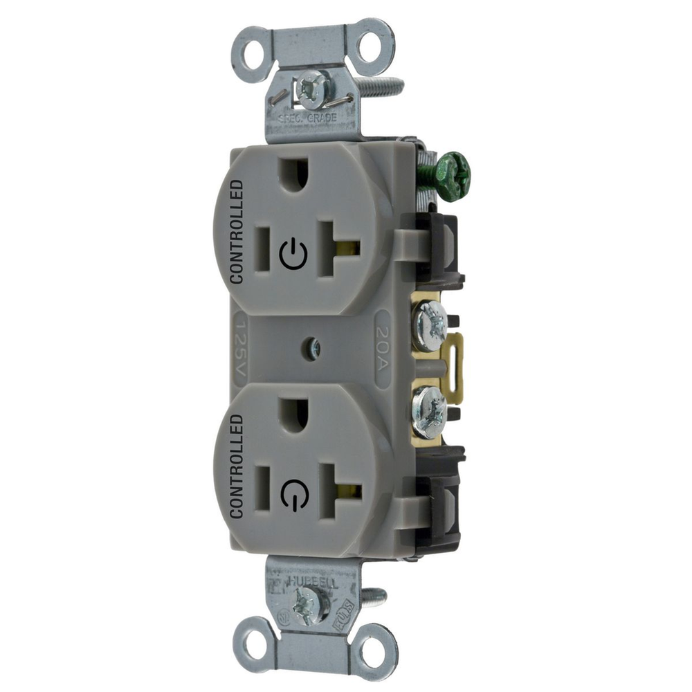 Image of Hubbell Wiring Device-Kellems BR20C2GRY