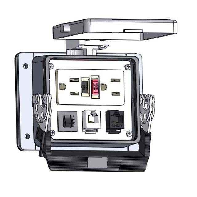 Image of Mencom GF-RJ11-RJ45-R-32