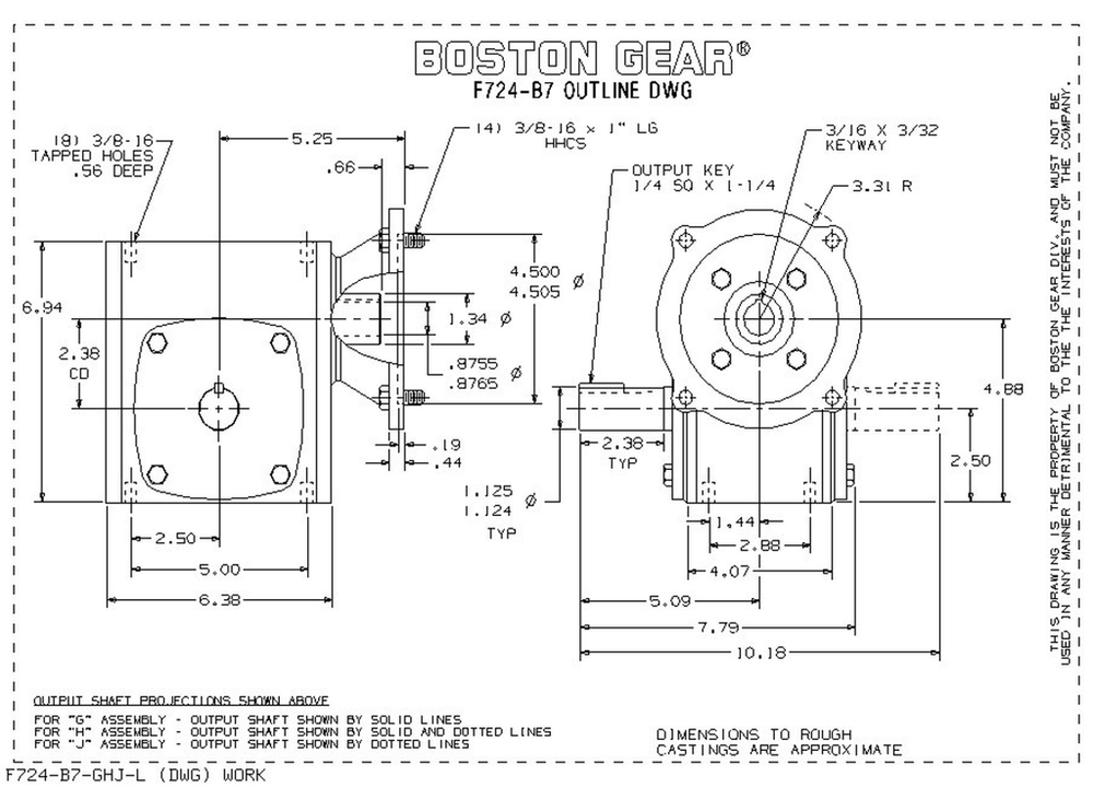 Image of Boston Gear F724-10-B7-H