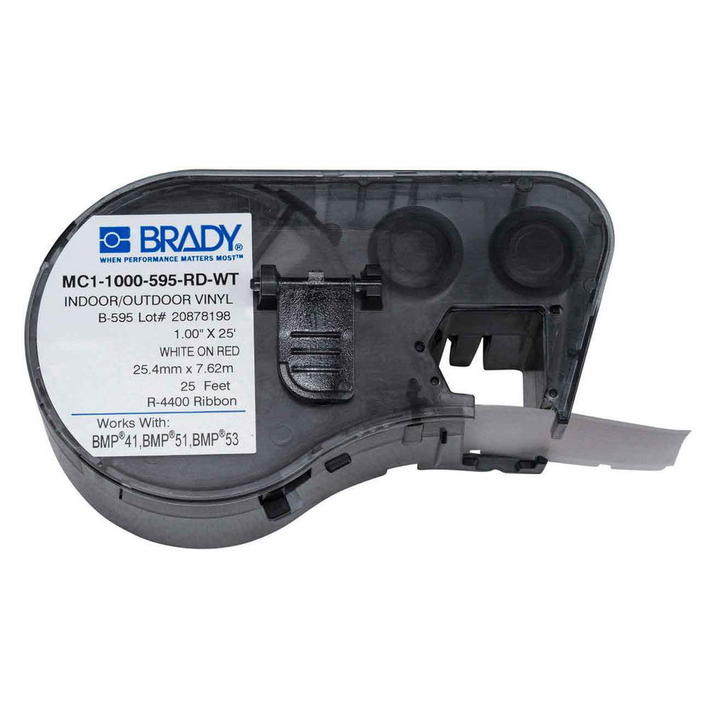 Image of Brady MC1-1000-595-RD-WT