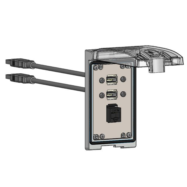 Image of Mencom LP1-RJ45-2USB-03