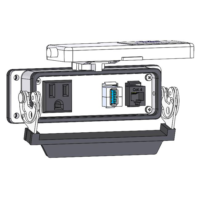 Image of Mencom DP1-RJ45-USB-AFAF-24