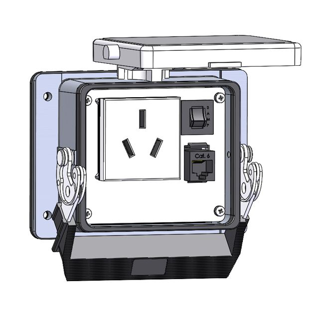 Image of Mencom DCH2-RJ45-R-32