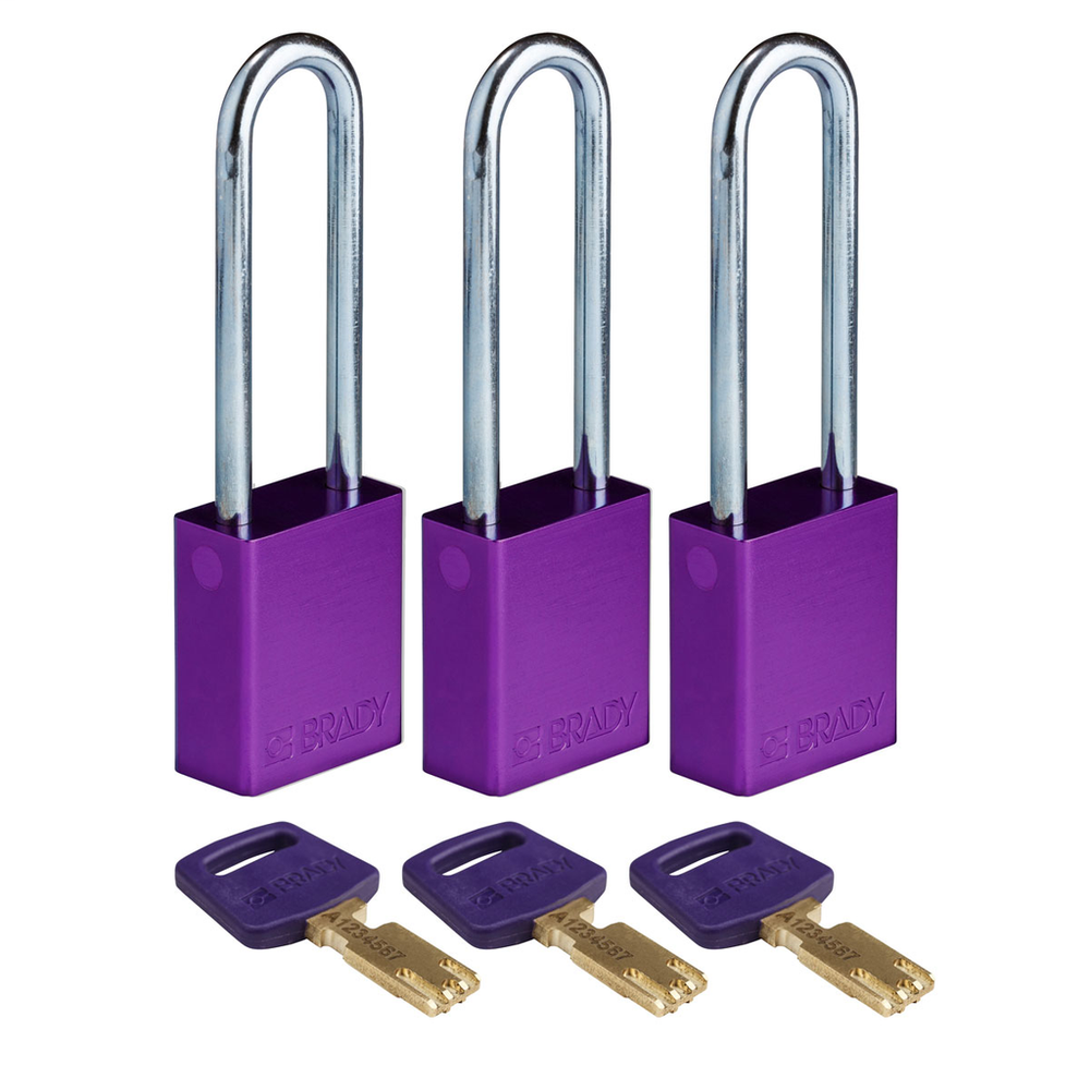 Image of Brady ALU-PRP-76ST-KA3PK