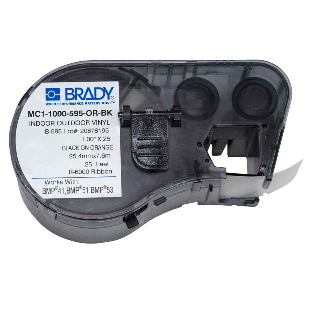 Image of Brady MC1-1000-595-OR-BK