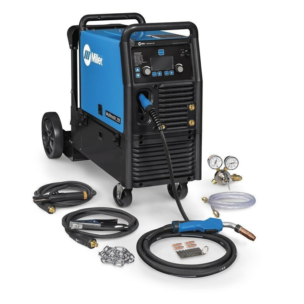 Miller Multimatic 235 Multiprocess Welder With Running Gear Cart 951846